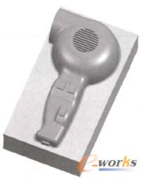 模具型芯鑲塊零件圖