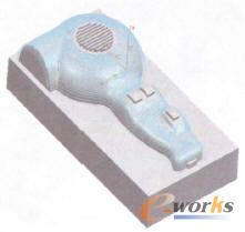 型芯表面加工刀路圖