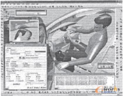 人離開(kāi)駕駛室時(shí)頭部余隙分析