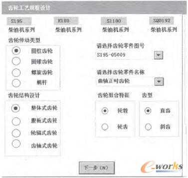 產(chǎn)品類型選擇界面
