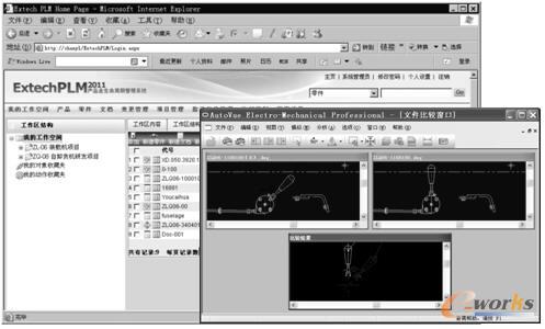 Extech PLM系統(tǒng)工作區(qū)結(jié)構(gòu)界面 Extech PLM系統(tǒng)工作區(qū)結(jié)構(gòu)界面