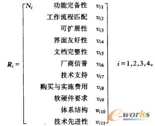 確定待評價物元 確定待評價物元