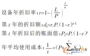 設(shè)備經(jīng)濟(jì)評價指標(biāo)