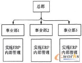圖1 同時(shí)推進(jìn)ERP