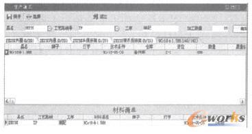 圖2 生產(chǎn)派工單