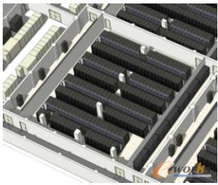 主機(jī)房軸側(cè)效果圖