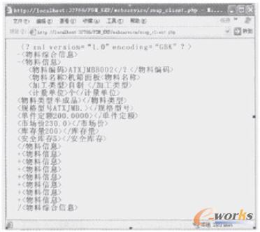 查詢結(jié)果顯示