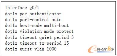 交換機(jī)端口配置