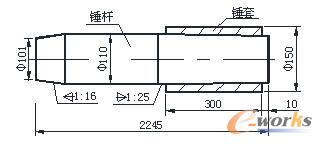 錘桿錘套結(jié)構(gòu)示意圖