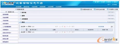 圖9 鞍鋼集團礦業(yè)公司設(shè)備管理信息平臺
