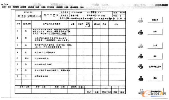 套管四通工藝卡片
