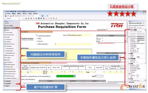 圖2 五星級表單設(shè)計(jì)器