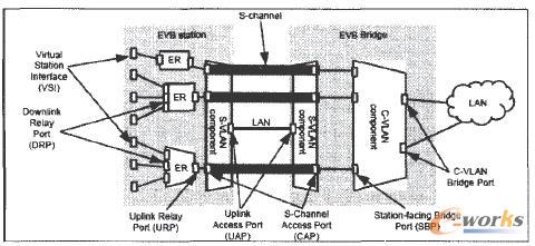 EVB(邊緣虛擬橋接)架構(gòu)圖