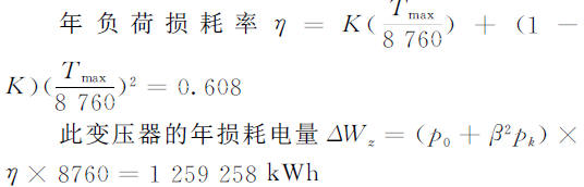 年負荷損耗率與年損耗電量公式