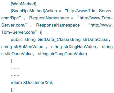 ���xWeb Service�ṩ�ķ�����URL�����F(xi��n)