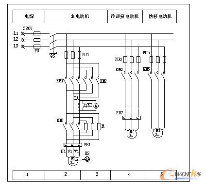 C650車床電氣控制主電路