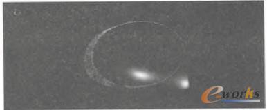 帽檐點云及擬合成的曲面