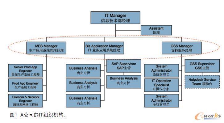 A公司的IT組織機構(gòu)