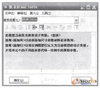 “族項(xiàng)目”對(duì)話框