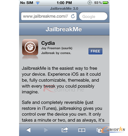 JailbreakMe 3.0�L���W(w��ng)վ����Խ�z