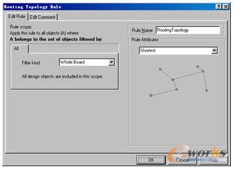 布線拓?fù)浣Y(jié)構(gòu)設(shè)置對話框