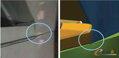 圖3 在和仿真相關(guān)聯(lián)的測試中的產(chǎn)品破損