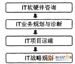 圖1 IT咨詢的服務(wù)深度