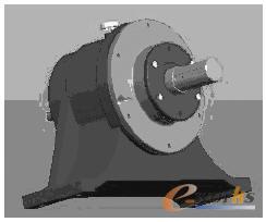 行星齒輪減速箱總裝配圖