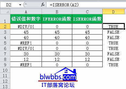 iserror函數(shù)用法