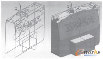 利用現(xiàn)有圖紙快速建立新水箱三維模型