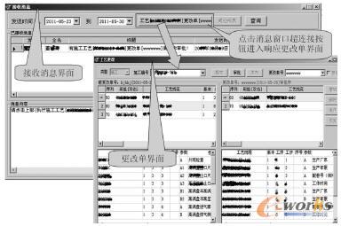 消息接收和進入施工編制審批界面