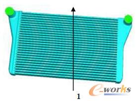 中冷器各冷卻管的流量分配情況
