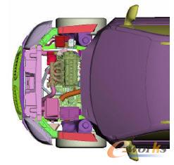 發(fā)動機室面網格