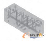 液壓集成塊三維模型