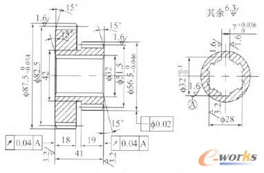 一種齒輪主樣件