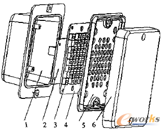 圖1 LED后位燈光學(xué)結(jié)構(gòu)圖