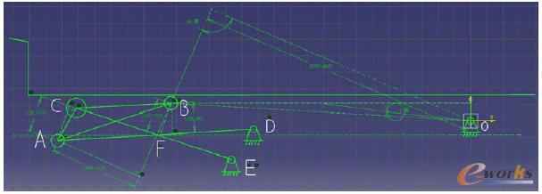 CATIA中各機(jī)構(gòu)位置草圖