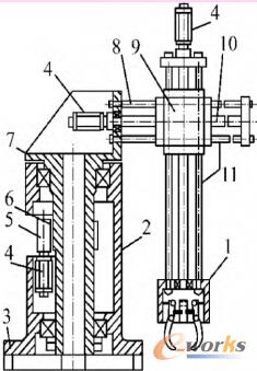 機(jī)械手結(jié)構(gòu)圖