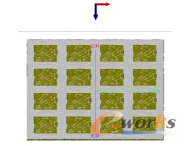 圖3 FSS與介質(zhì)復(fù)合材料結(jié)構(gòu)模型