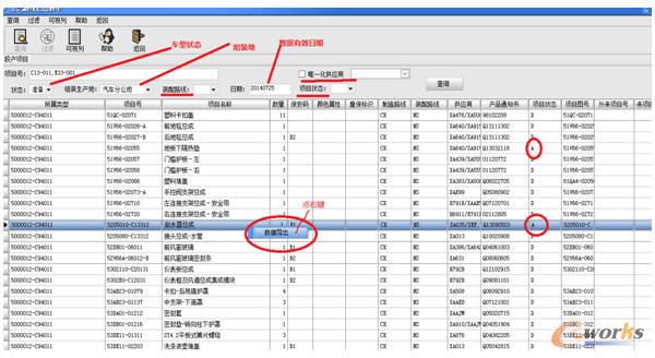 按車型匯總的工藝路線