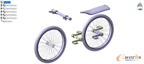 圖3-1 非設(shè)計空間幾何模型