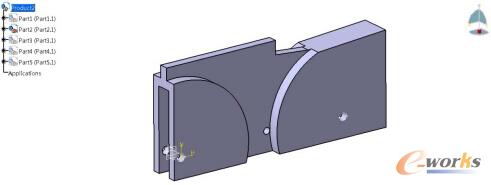圖3-2 設(shè)計空間幾何模型