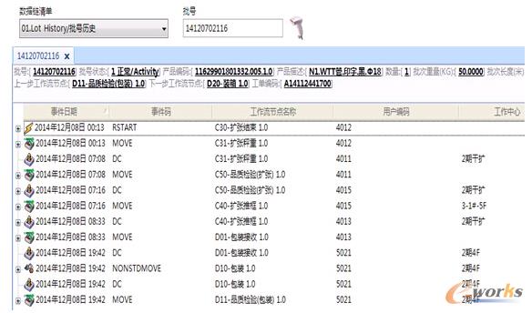 圖5 產(chǎn)品批次質(zhì)量追溯