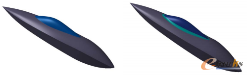 圖6 融合式座艙蓋外形