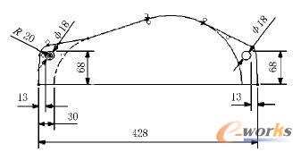 上箱體的參數(shù)化輪廓