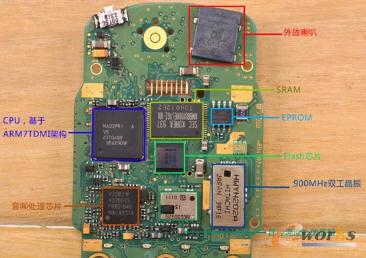 諾基亞手機(jī)主板拆解