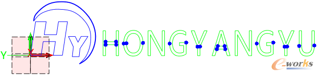 圖10 創(chuàng)建LOGO草圖