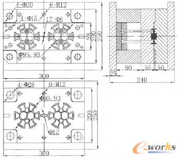 圖2 模具裝配圖