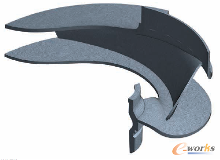 圖7 結(jié)構(gòu)網(wǎng)格