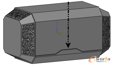 圖11 拉伸切除槽